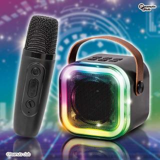 【家電製品(プライズ)】【Bブラック】ワイヤレスカラオケスピーカー CUBE
