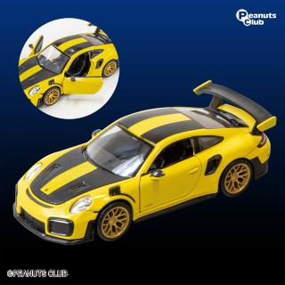 【B:Porsche 911 GT2 RS(黄)】ライセンス ダイキャストカーⅢ