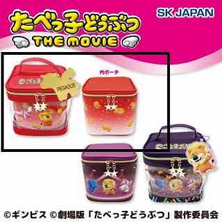 【たべっ子どうぶつ】【Aビスケット柄(レッド)】たべっ子どうぶつ THE MOVIE バニティポーチ