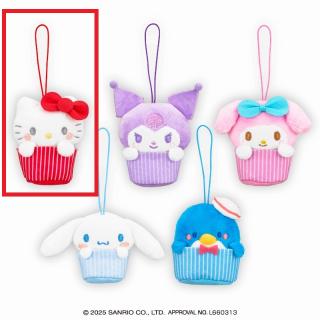 【サンリオ】【Aハローキティ】サンリオキャラクターズ ちらっとカップマスコット