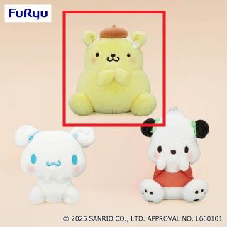 【サンリオ】【Bポムポムプリン】サンリオキャラクターズ まるまるおみみ BIGぬいぐるみ