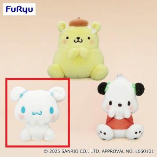 【サンリオ】【Aシナモロール】サンリオキャラクターズ まるまるおみみ BIGぬいぐるみ