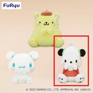 【サンリオ】【Cポチャッコ】サンリオキャラクターズ まるまるおみみ BIGぬいぐるみ