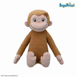 【おさるのジョージ】おさるのジョージ　スーパーラージぬいぐるみ　ふわもこ