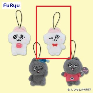 【ンめねこ】【Bンめねこ(リボン)】ンめねこ いろいろ表情マスコット