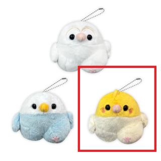 【Aオカメインコ】走る小鳥　マスコットぬいぐるみ