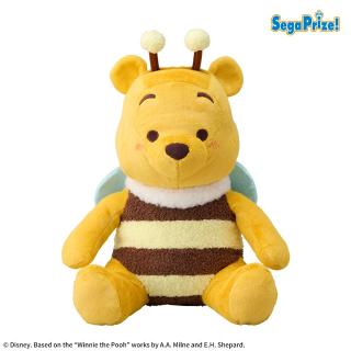 【ディズニー】くまのプーさん　赤いほっぺ　スーパーラージぬいぐるみ　みつばちVer.