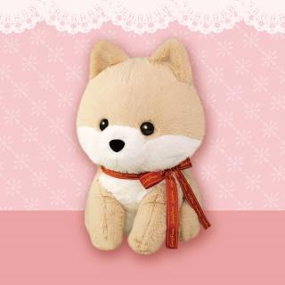 【Bもなか(赤色リボン)】Lovely Puppy ポメラニアン 42cm