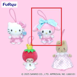 【サンリオ】【Bマイメロディ】サンリオキャラクターズ いちご新聞650号コラボレーションマスコット①