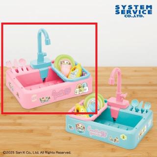 【すみっコぐらし】【Aピンクセット(蛇口ブルー)】すみっコぐらし しっぽずダイナー おままごとキッチンシンクセット