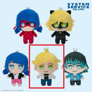 【ミラキュラス】【Dアドリアン】ミラキュラス レディバグ＆シャノワール デフォルメぬいぐるみ