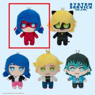 【ミラキュラス】【Aレディバグ】ミラキュラス レディバグ＆シャノワール デフォルメぬいぐるみ