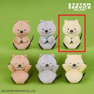 【FANS】【Cクリーム(葉っぱ)】FANS クォッカワラビー ミニぬいぐるみ