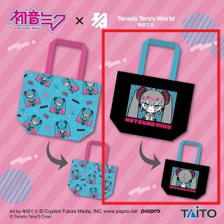 【初音ミク】【B黒】初音ミク×寺田てら　描き下ろしトートバッグ