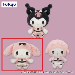 【サンリオ】【Aマイメロディ】マイメロディ・クロミ ロマンティックガーリーぬいぐるみ