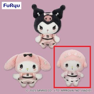 【サンリオ】【Cマイスウィートピアノ】マイメロディ・クロミ ロマンティックガーリーぬいぐるみ