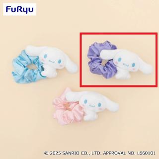 【サンリオ】【Bパープル】シナモロール ちょこきゅんシュシュ
