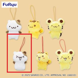 【サンリオ】【Dマフィン(ハッピー/口開け)】ポムポムプリン チームプリンいろんなカオ！マスコット