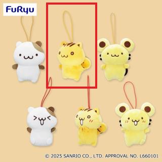 【サンリオ】【Bベーグル(口閉じ)】ポムポムプリン チームプリンいろんなカオ！マスコット