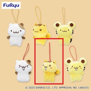 【サンリオ】【Eベーグル(ハッピー/口開け)】ポムポムプリン チームプリンいろんなカオ！マスコット