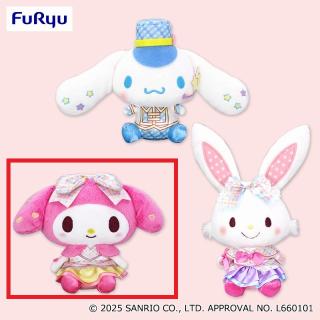 【サンリオ】【Bマイメロディ】サンリオキャラクターズ いちご新聞640号コラボレーションぬいぐるみ②