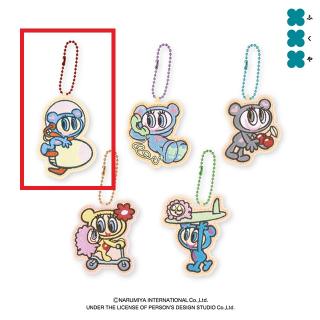 【エンジェルブルー】【Aナカムラくん(スペースシャトル)】エンジェルブルー　刺繍キーホルダー