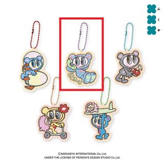 【エンジェルブルー】【Cナカムラくん(もしもし)】エンジェルブルー　刺繍キーホルダー