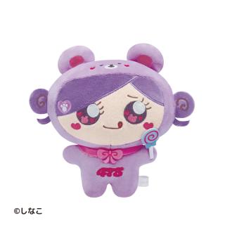 【しなこちゃん】【Aパープル】しなクマぬいぐるみ