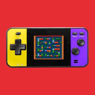 【Bイエロー×パープル】携帯ゲーム機 GameArk S mini4