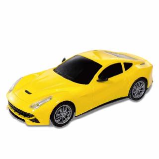 【乗り物】【Bイエロー】RCモバイルカー ターボレーサー