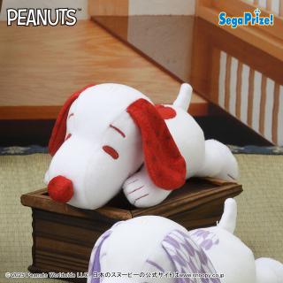 スヌーピー】【B赤】SNOOPY(TM) ぬいぐるみ 和柄（EX） | クレーン