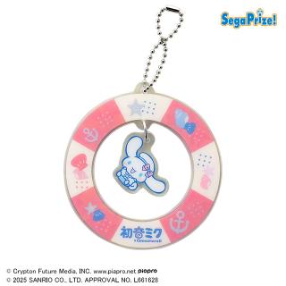 【サンリオ】【Bシナモロール(赤)】初音ミク×シナモロール　ゆらゆらアクリルキーチェーン　～マリンスタイル～（EX）