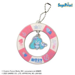 【サンリオ】【C初音ミク&シナモロール(赤)】初音ミク×シナモロール　ゆらゆらアクリルキーチェーン　～マリンスタイル～（EX）