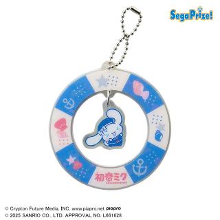 【サンリオ】【Eシナモロール(青)】初音ミク×シナモロール　ゆらゆらアクリルキーチェーン　～マリンスタイル～（EX）