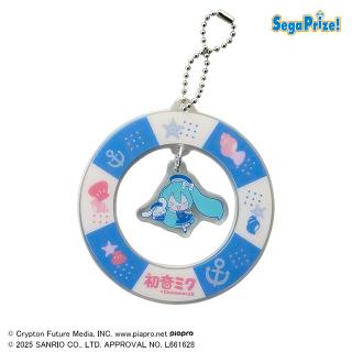 【サンリオ】【F初音ミク&シナモロール(青)】初音ミク×シナモロール　ゆらゆらアクリルキーチェーン　～マリンスタイル～（EX）