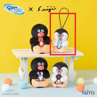 【ピングー】【Cピンガとうさぎ(手持ち/うさぎ)】ピングー×松本セイジ　ぬいぐるみマスコット
