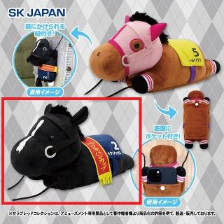 【サラブレッドコレクション】【Bイクイノックス】サラブレッドコレクション ぬいぐるみスマホショルダー3