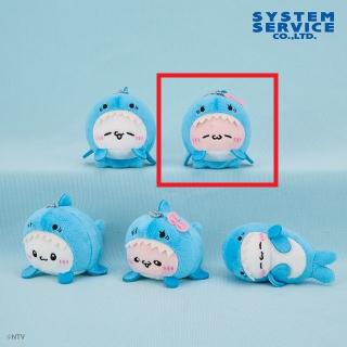 【らぶいーず】【Bぴょんちー(立ち/目閉じ)】らぶいーず サメになるもん マスコットキーチェーン