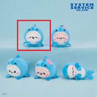 【らぶいーず】【Aすもっぴ(立ち/目閉じ)】らぶいーず サメになるもん マスコットキーチェーン