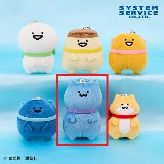 【お文具といっしょ】【E猫さん】お文具といっしょ リボンマスコットキーチェーン