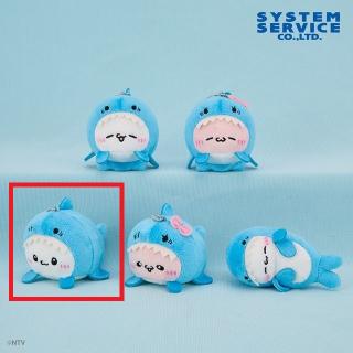 【らぶいーず】【Cすもっぴ(うつぶせ/目開け)】らぶいーず サメになるもん マスコットキーチェーン