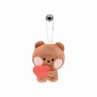 【LINE FRIENDS】【Aブニニ】LINE FRIENDS minini ボールチェーン付きぬいぐるみ～ブニニ・チョニニ・ムーニニ～