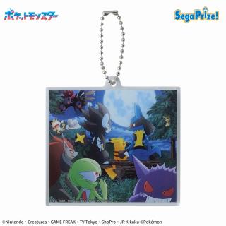 【ポケットモンスター】【Cピカチュウとルカリオたち】ポケットモンスター　アクリルキーチェーン