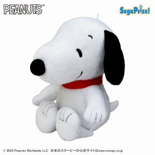 【スヌーピー】【Aスヌーピー(座り)】SNOOPY(TM)　ぬいぐるみ　スタンダード（EX）