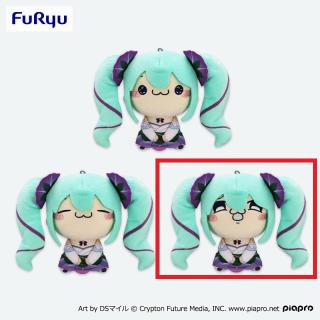 【初音ミク】【Cむはっ(口開け)】初音ミク もちぴこぬいぐるみーあさがおー
