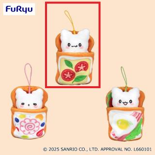 【サンリオ】【A舌ぺろ(ピザ)】はなまるおばけ はなまるっ！ベーカリーなの トーストおふとんマスコット