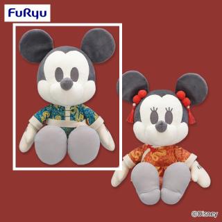 【ディズニー】【Aミッキー】ミッキー＆ミニー デココレ チャイナ服BIGぬいぐるみ