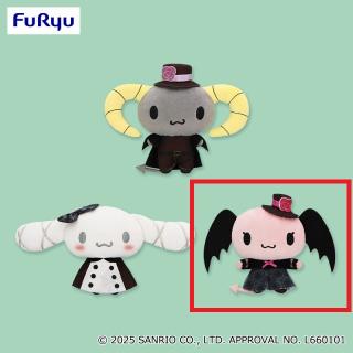 【サンリオ】【Cルロロマニック(チェリー)】サンリオキャラクターズ ダークブラックぬいぐるみ①