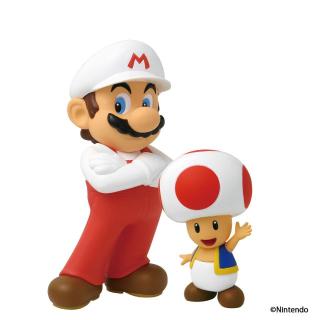【スーパーマリオ】【Aファイアマリオ&キノピオ】スーパーマリオ スタンダードフィギュア2