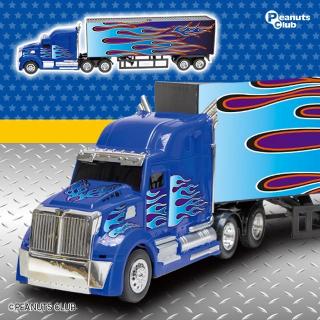 【乗り物】【Bライトブルー×ブルー】RC BIGフレイムトレーラー